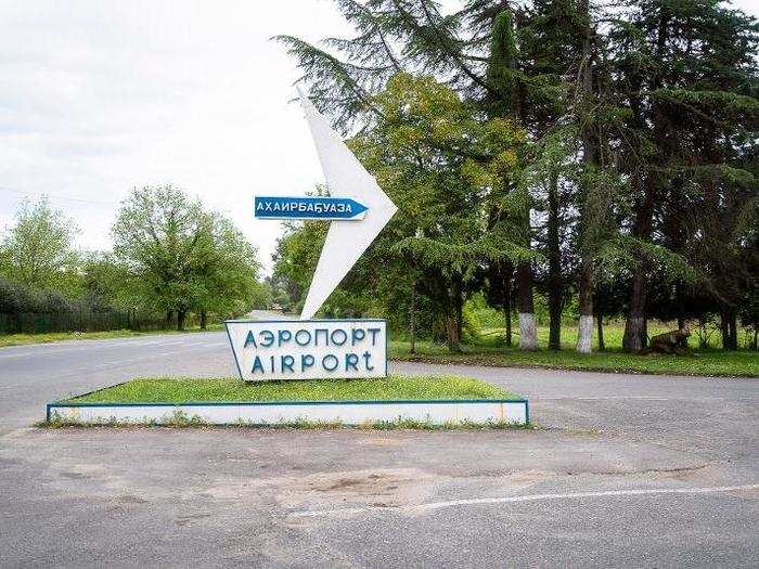 Abkhazia's airport has gone virtually untouched since the early 1990s. The airport is closed for international traffic because it's not recognized by the International Civil Aviation Organization.