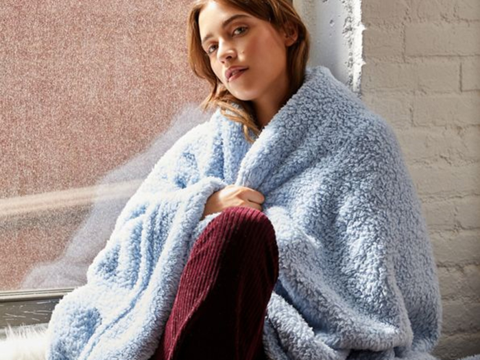 A fleece blanket that will keep them warm all season long