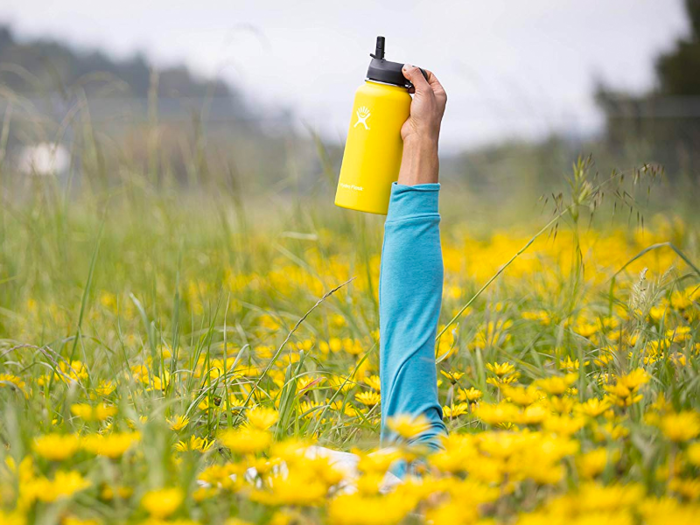 A water bottle that keeps his drinks hot for up to 12 hours straight