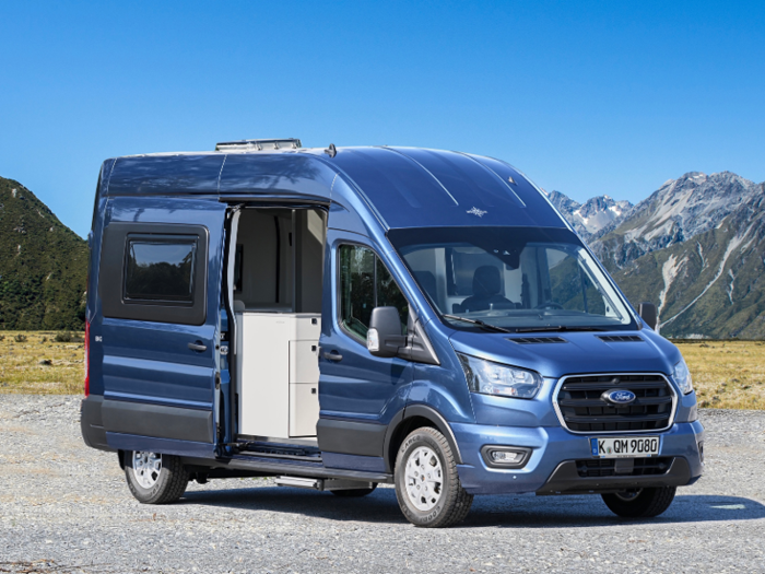 The Big Nugget is Ford’s latest campervan that was presented in summer 2019 and will launch in spring 2020 to the European market.