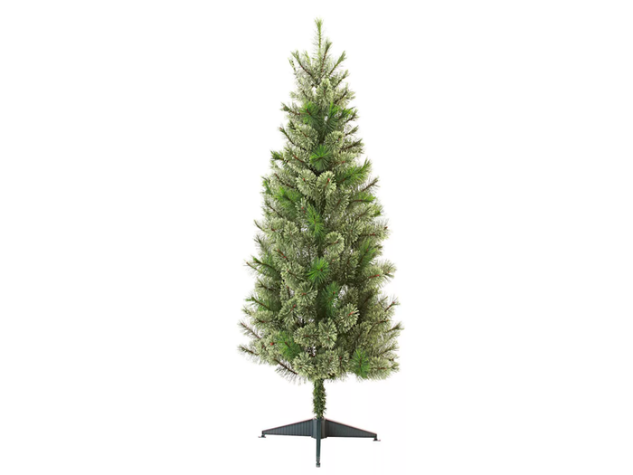A tiny Christmas tree that's convenient for small spaces