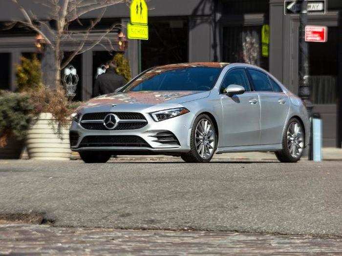 The A220 is a subcompact four-door that now slots in below the C-Class. A-Class rides are Mercedes' new point-of-entry. In "Iridium Silver Metallic," the A220 looks sharp, but it also blends in.