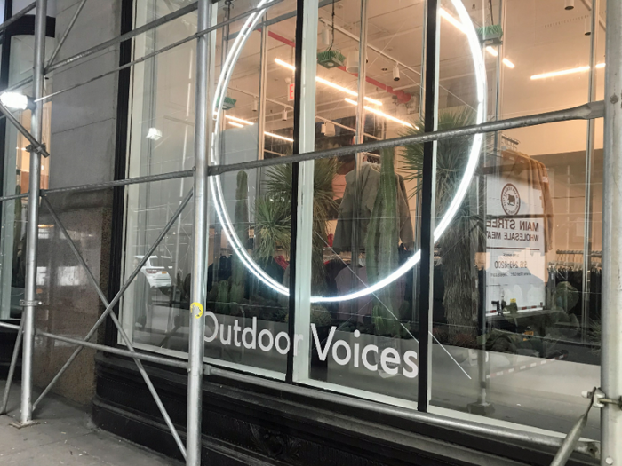 The Outdoor Voices store is located on 142 5th Avenue.