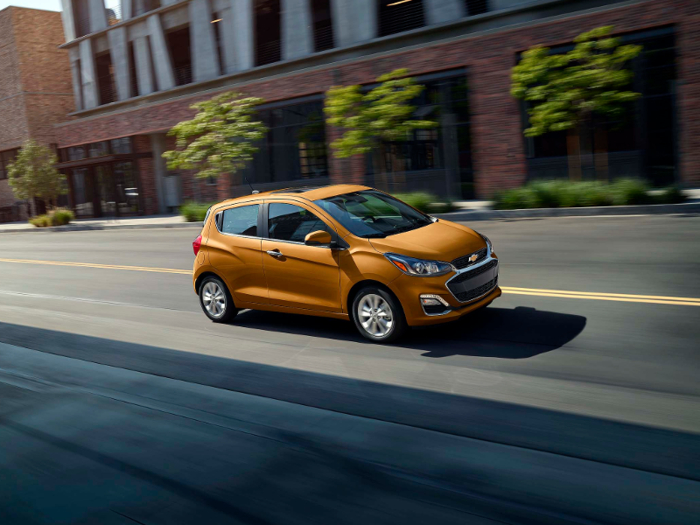 The Chevrolet Spark gets 33 mpg when factoring in city and highway driving combined