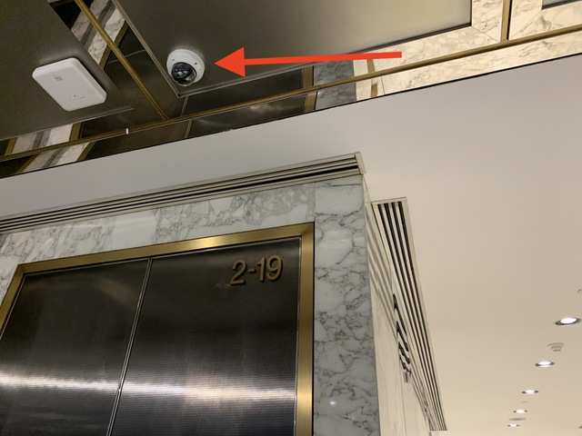 Finally, one documented me as I headed to the elevator. As I traveled up to work, I was reminded of Ioannis Pavlidis, a professor of computational physiology at the University of Houston, telling the BBC, "there's no escape."