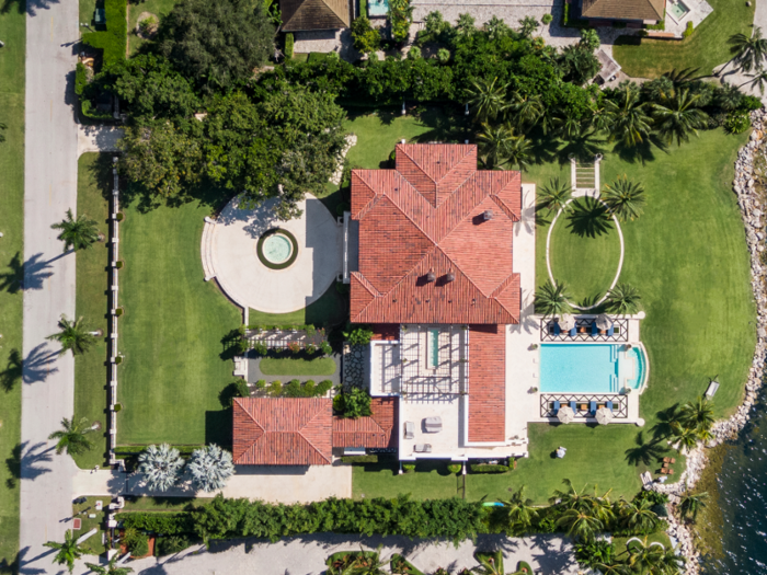 This $48 million mansion is located in Gables Estates, which is a private, gated community within the Coral Gables suburb of Miami, Florida.