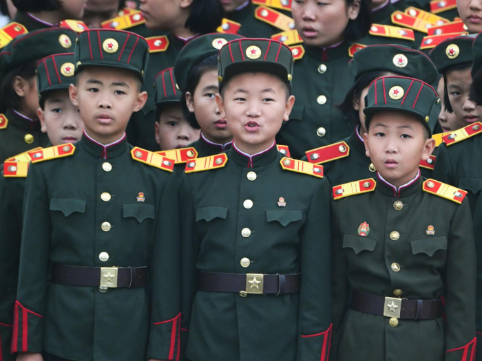 Much has been made of photos of Kim Jong Un in a tiny military uniform as a young child.