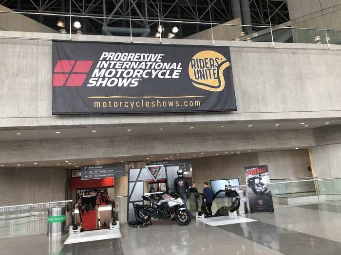 The Motorcycle show pulls into the Javits Center every year between Thanksgiving and the December holidays.