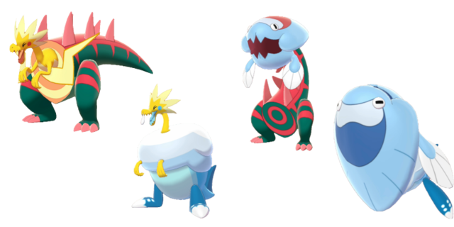 Dracozolt, Arctozolt, Dracovish, and Arctovish, the Fossil Pokémon ...