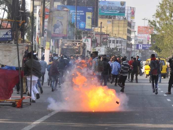 Violent protests in Assam against the Citizenship Amendment Bill left two protesters dead, and 11 with bullet wounds on December 13, 2019.