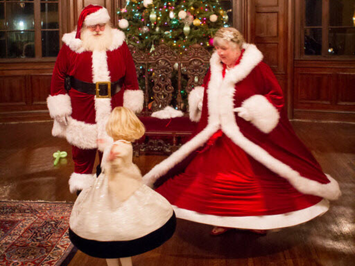 'Does your wife play Mrs. Claus?'
