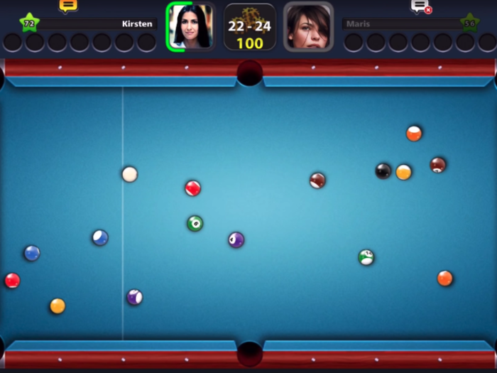 10. The game "8 Ball Pool" was downloaded 600 million times, and it stayed on top from its place as one of the most downloaded games in 2018.