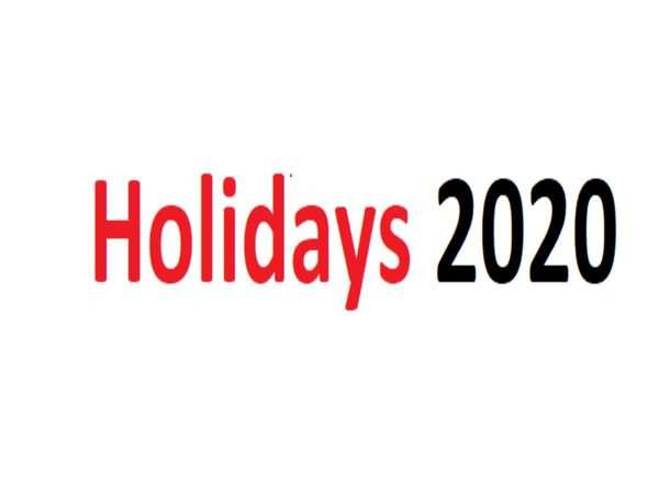 list of Holiday Calendar 2020 For India | Business Insider India