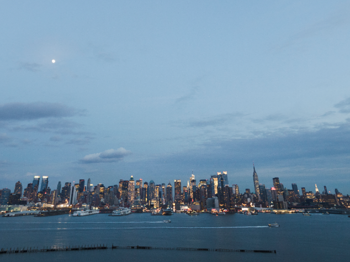 This is what the Manhattan skyline looked like from Weehawken, New Jersey, in 2010.