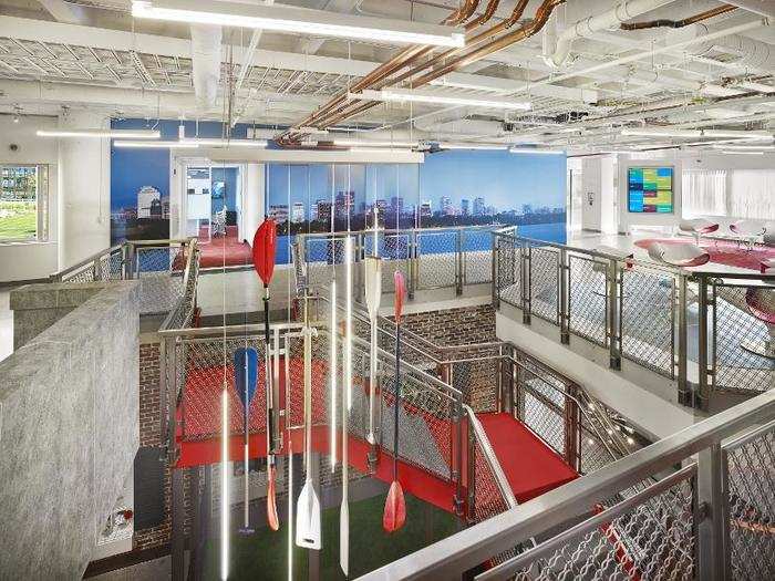 Google's massive Cambridge, MA office spans 300,000 square feet.