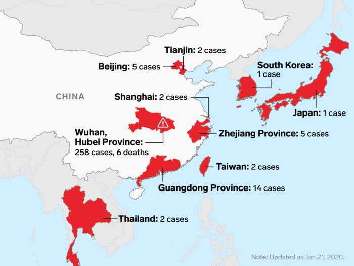 Before the Wuhan virus reached the US, it had already started to spread across Asia.
