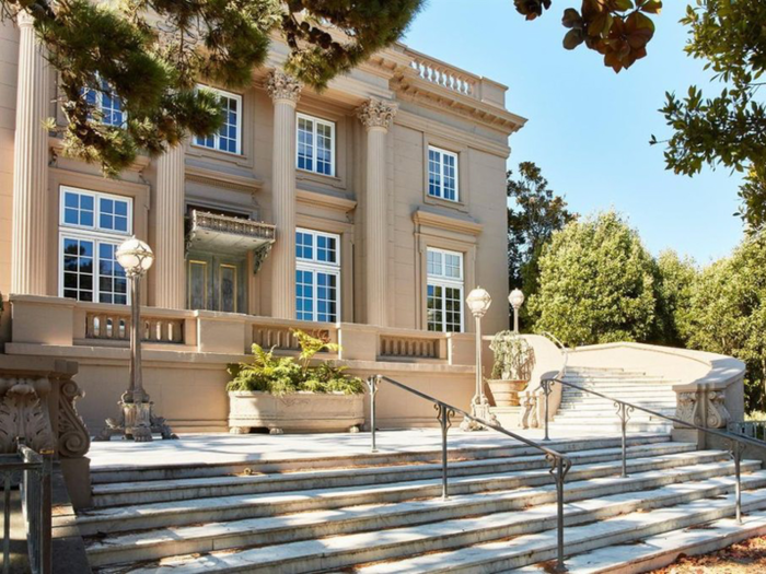 The 20-room mansion sits in San Francisco's Presidio Heights neighborhood.