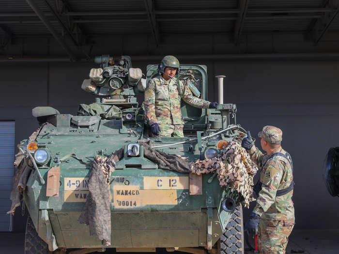 "Our mission here is to make sure the master drivers throughout (2nd IBCT) battalions are familiarized with the operations of the vehicle and understand how to work them properly," said Staff Sgt. Patrick M. Feeney, master driver 1st Battalion, 38th Infantry Regiment, 1st SBCT.