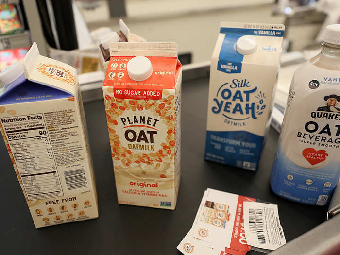 Oat milk: 441% sales increase