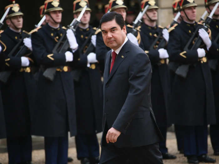Gurbanguly Berdymukhamedov has been president of Turkmenistan since 2006. The central Asian country has a population of just under six million.