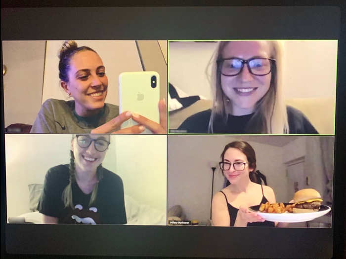Zoom, a communications app for video conferencing, has surged in popularity since the coronavirus pandemic. On Saturday night, I used it for the first time for a virtual dinner date with my college roommates.