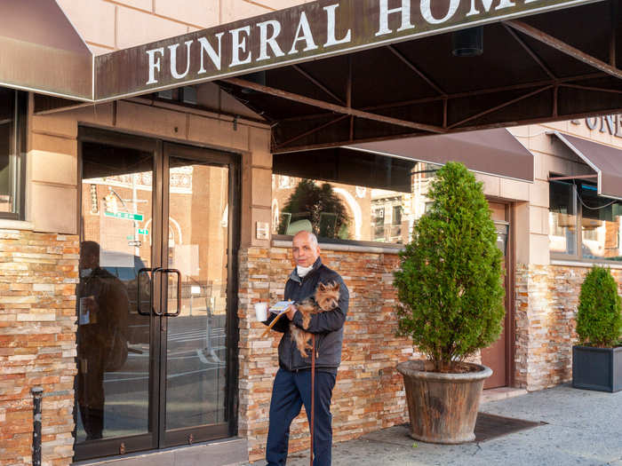 Marmo is a 49-year-old native of Bensonhurst, Brooklyn, with an unmistakable accent. I met him outside the Daniel J. Schaefer Funeral home: one of a handful of mortuary service locations he owns across the city.