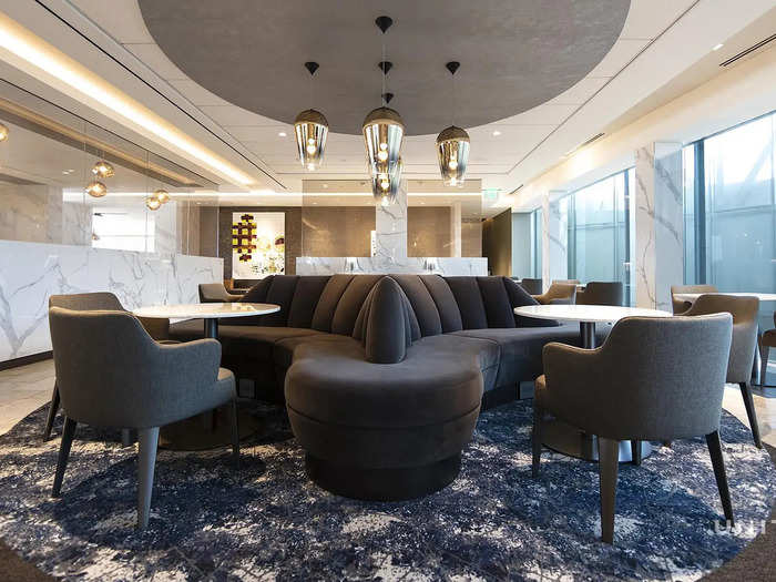 One option is the United Polaris lounge in Houston, the airline's luxe international business class lounge.