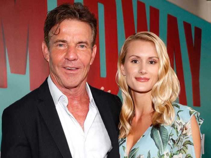 Actor Dennis Quaid said he "didn't go out looking for" someone younger than him, but he fell in love anyway.