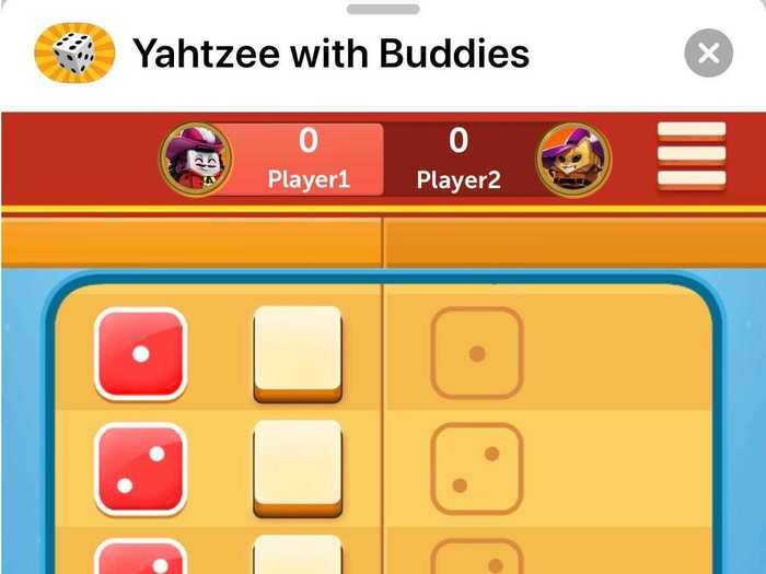 Play the classic dice game Yahtzee with friends, even when you're not together.