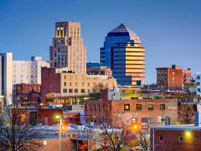 1. Durham, North Carolina: 40.37% of jobs in this city require at least a college degree.