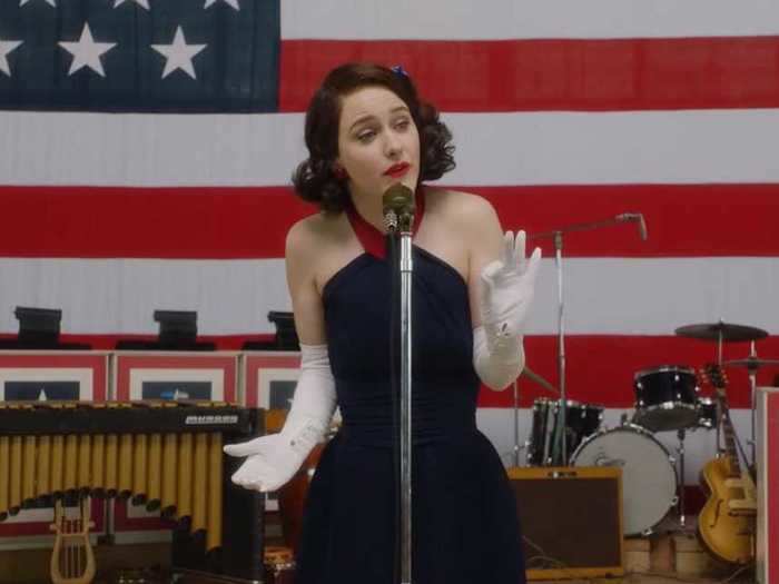 Amazon Prime's comedy-drama "The Marvelous Mrs. Maisel" tells the story of a spirited housewife who becomes a stand-up comedian.