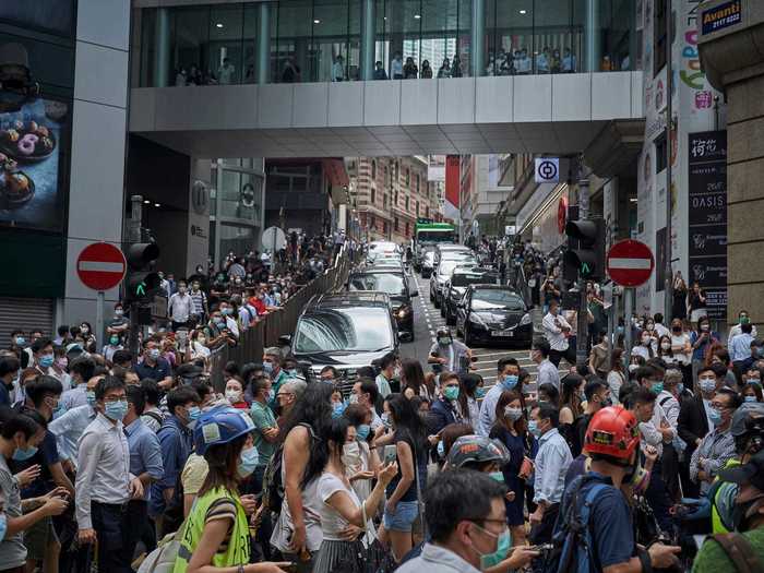 In the last week, thousands of protesters have taken to the streets and shopping districts of Hong Kong to protest a new national security measure from China.