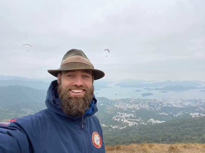 Thor Pedersen, 41, had made it to 194 of 203 countries on his nonstop journey around the world when the coronavirus pandemic canceled his travel plans and left him stranded in Hong Kong.