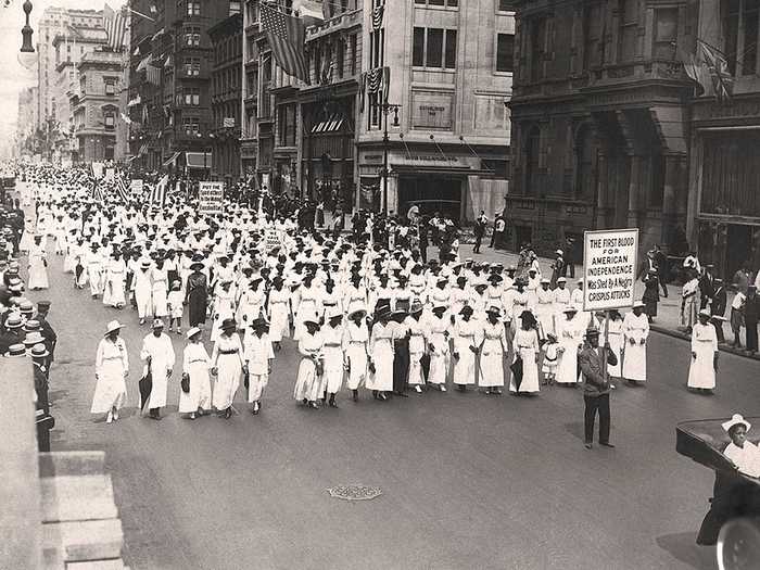 Silent Protest Parade - 1917