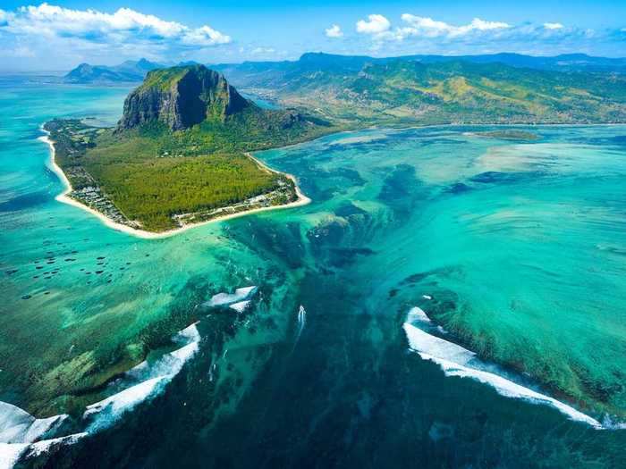 This "underwater waterfall" is not what it seems.