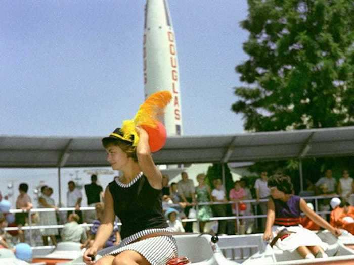 The Flying Saucers ride was only open for five years.