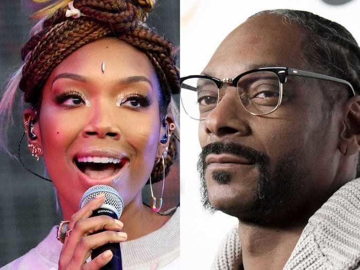 Brandy and Snoop Dogg are first cousins.