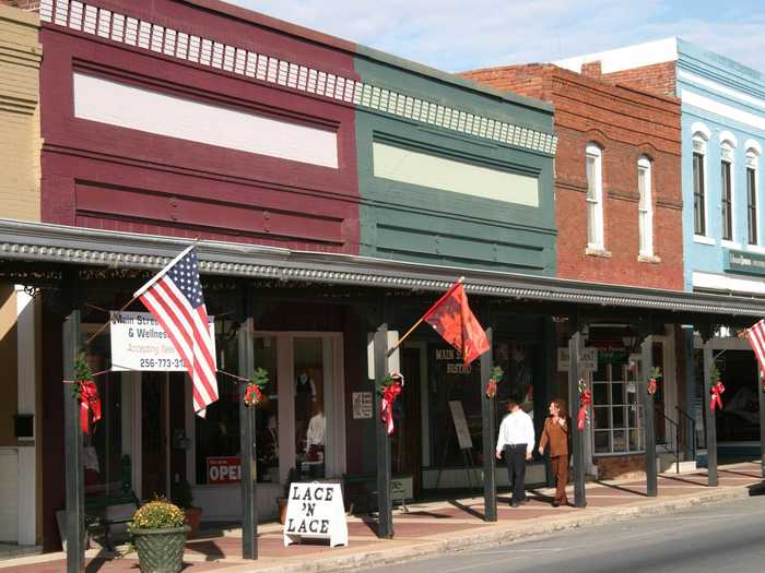 ALABAMA: Main Street in Hartselle is a treasure trove for antique enthusiasts.