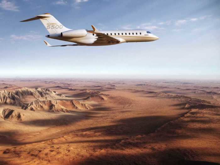 Bombardier first announced the Global 5500 in May 2018 as the next-step-up from the Global 5000, the smallest plane still being produced in the popular product line.