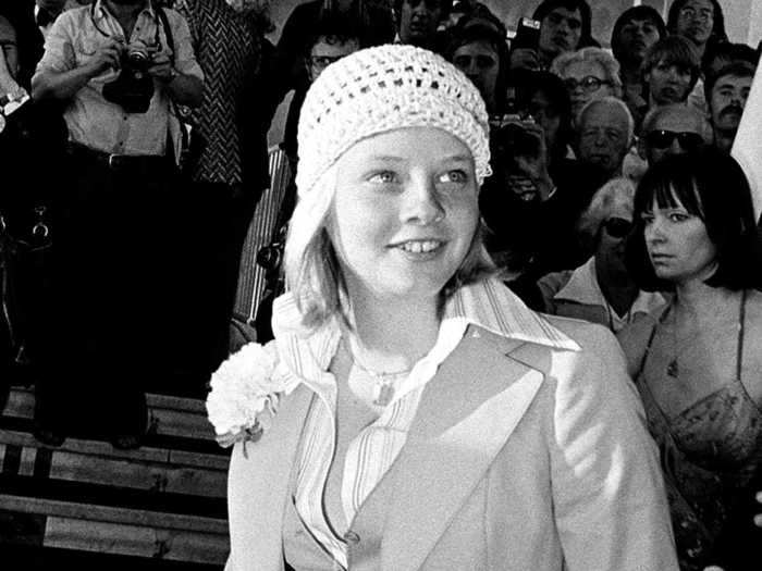 Jodie Foster received an Academy Award nomination in 1976 when she was 14 for her performance in "Taxi Driver."