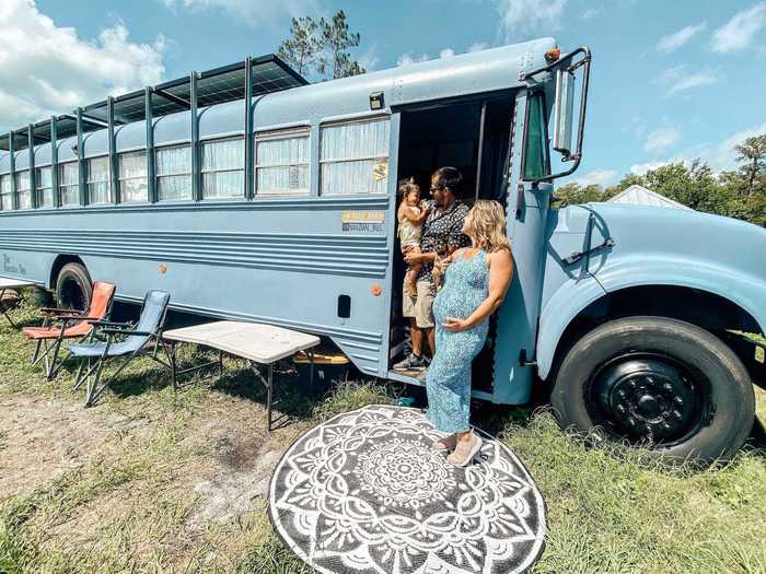 Hannah and Ian Hernandez didn't always plan to live in a bus.