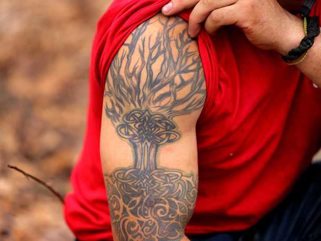 landscapes and nature themed tattoos are popular