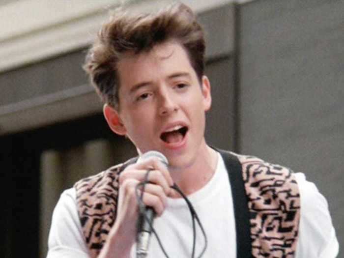 Matthew Broderick got his start in theater and even won a Tony before playing the school-skipping Ferris Bueller.