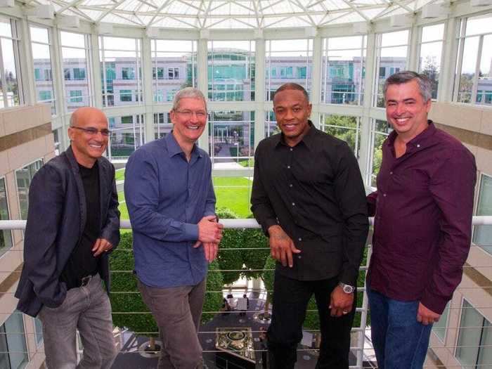 27. Apple bought Beats in 2014 for $3 billion.