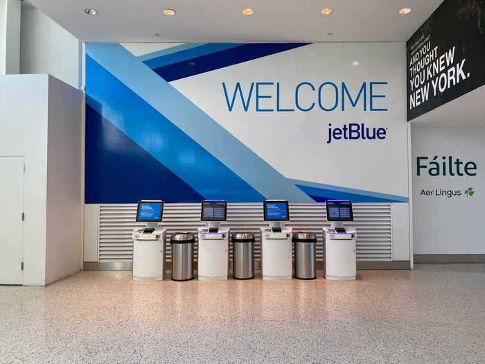 My journey started in Terminal 5 at New York's John F. Kennedy International Airport with a JetBlue Airways flight from New York to Chicago.