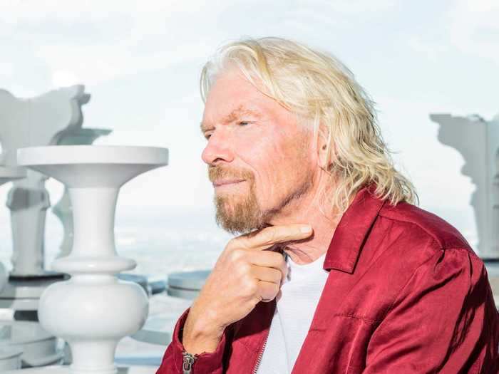 Richard Branson plays chess