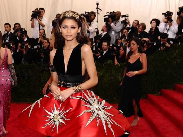 Zendaya made her first Met Gala appearance in May 2015.
