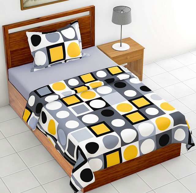 Single Bed Sheets For Home In India, Single Bed Sheet Size In India