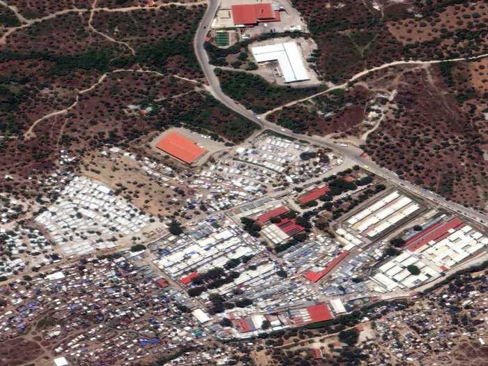 The camp which is the largest in Europe is notorious for holding six times its intended capacity of 2,200.