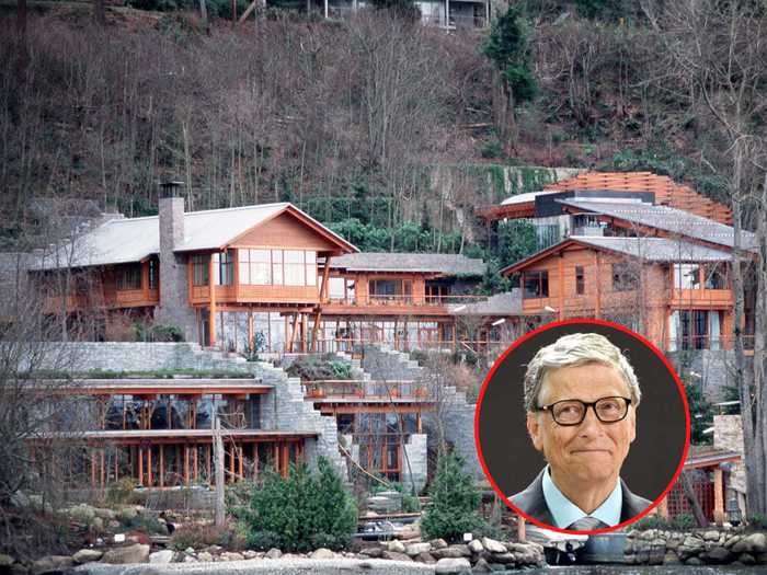 Bill Gates' home in Medina, Washington, is worth at least $127 million today.